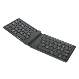 Targus AKF003NO Mini Bluetooth 5.1 QWERTY Nordic Ergonomic Keyboard Black, Rechargeable