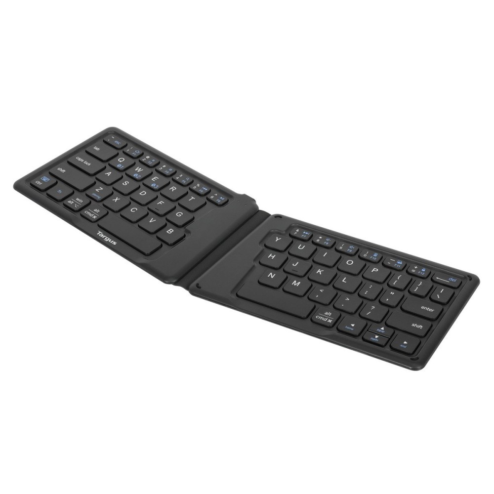 Targus AKF003UK Mini Universal Bluetooth 5.1 QWERTY UK English Ergonomic Keyboard Black