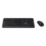Targus AKM610UK Wireless Full-size QWERTY Keyboard and Mouse Combo, 1600 DPI, Black