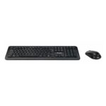Targus AKM610UK Wireless Full-size QWERTY Keyboard and Mouse Combo, 1600 DPI, Black