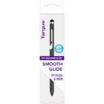 Targus AMM163AMGL Universal Capacitive Touchscreen Stylus Pen - Black, Silver