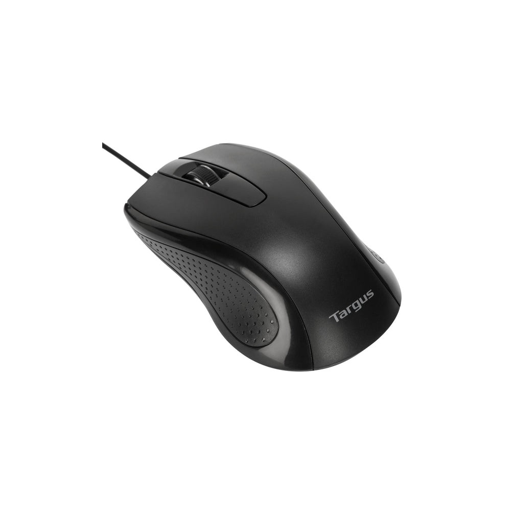 Targus AMU81AMGL Optical Wired Mouse, 1.5m USB, 1000 DPI, 3 Buttons, Ergonomic, Black Targus AMU81AMGL Optical Wired Mouse, 1.5m USB, 1000 DPI, 3 Buttons, Ergonomic, Black