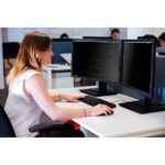 Targus ASF238W9EU 23.8" Transparent Privacy Filter for Laptops, Desktops & Tablets, Anti-Glare & Anti-Microbial