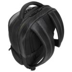 Targus City Gear 3 Laptop Backpack for 12-14" Devices - Black Polyurethane