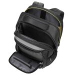 Targus City Gear 3 Laptop Backpack for 12-14" Devices - Black Polyurethane