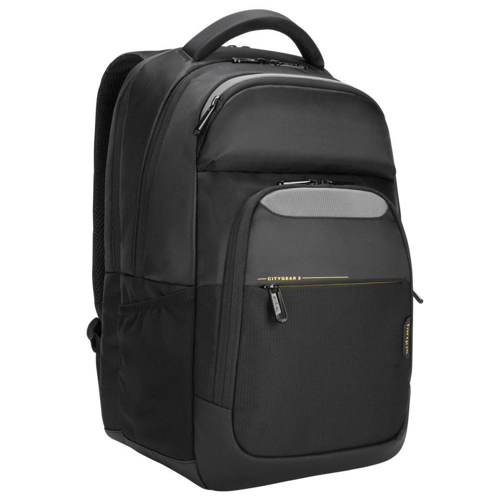 Targus City Gear 3 Laptop Backpack for 12-14" Devices - Black Polyurethane Targus City Gear 3 Laptop Backpack for 12-14" Devices - Black Polyurethane