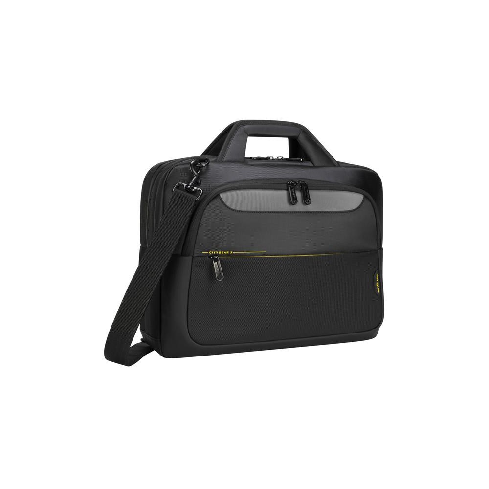 Targus CityGear 3 Toploader Laptop Bag for 14" Notebooks - Black, Polyester & Polyurethane Targus CityGear 3 Toploader Laptop Bag for 14" Notebooks - Black, Polyester & Polyurethane