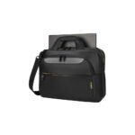 Targus CityGear Briefcase for 15.6" Laptops - Black, Shock Resistant, Polyester