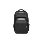 Targus CityGear Laptop Backpack for 17.3" Notebooks & Tablets, Monochromatic Black, Polycarbonate