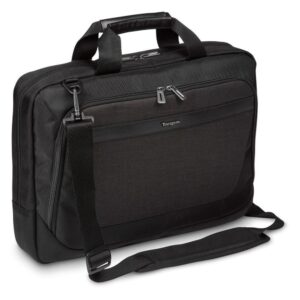 Targus CitySmart Briefcase for 14-15.6" Laptops with Removable Shoulder Strap - Black/Grey