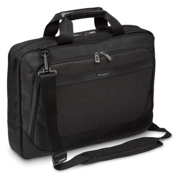 Targus CitySmart Briefcase for 14-15.6" Laptops with Removable Shoulder Strap - Black/Grey