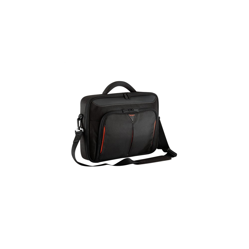 Targus Classic+ Briefcase for 13" to 14.3" Laptops - Black/Red, Dust/Scratch/Shock Resistant Targus Classic+ Briefcase for 13" to 14.3" Laptops - Black/Red, Dust/Scratch/Shock Resistant