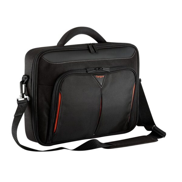 Targus Classic+ Briefcase for 17" - 18" Laptops - Black Polyester, 800g