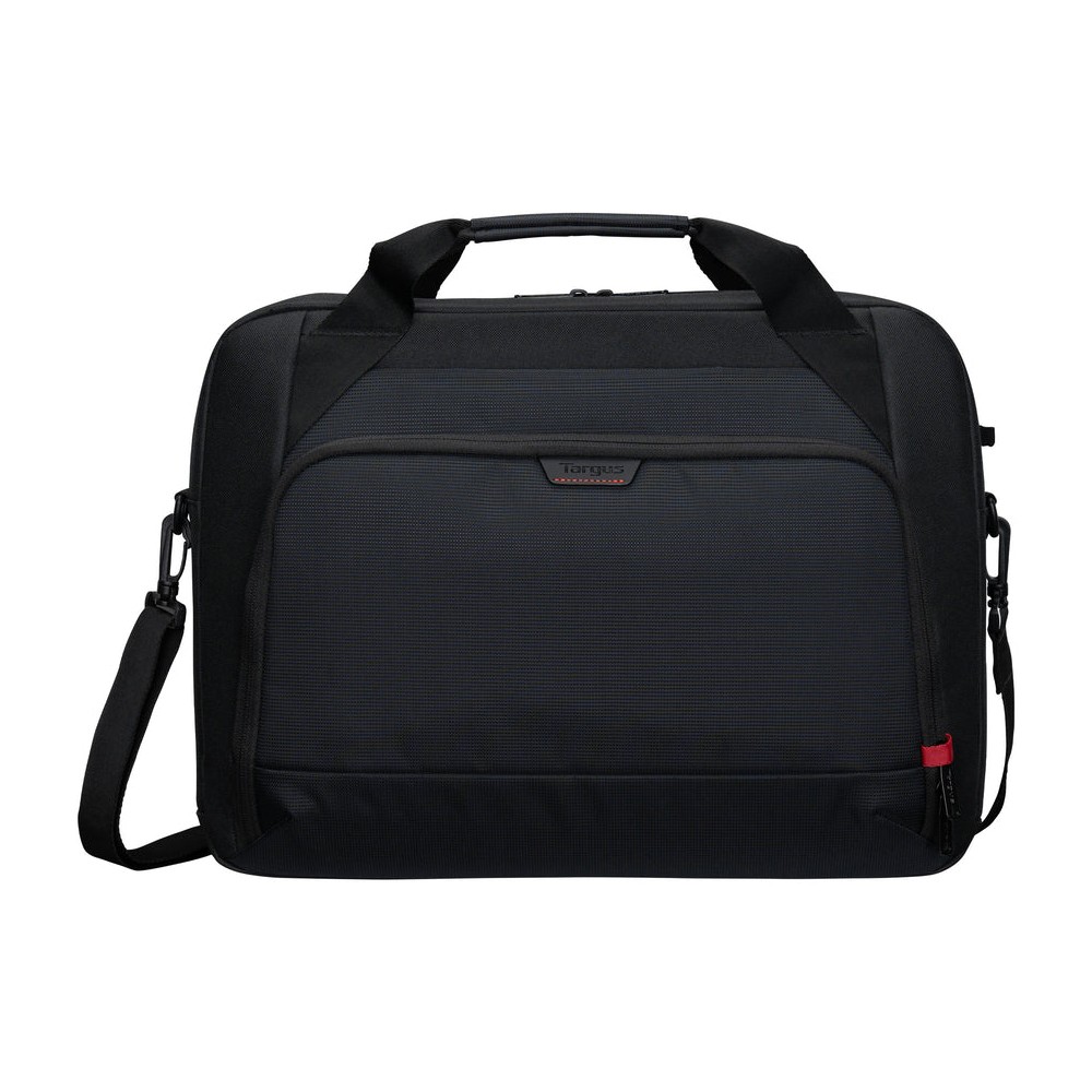Targus Classic EcoSmart Briefcase 17-18" Laptop Bag Black/Red, Water-Resistant, Recycled Materials Targus Classic EcoSmart Briefcase 17-18" Laptop Bag Black/Red, Water-Resistant, Recycled Materials
