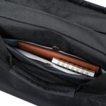 Targus Classic EcoSmart Briefcase 17-18" Laptop Bag Black/Red, Water-Resistant, Recycled Materials