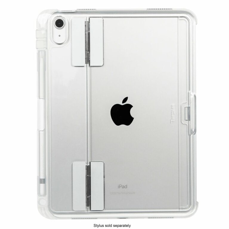 Targus Click-In Clear Case + Kickstand for Apple iPad 10th Gen 10.9" Transparent, Shock Resistant