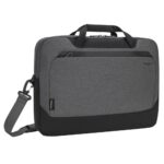 Targus Cypress Eco Briefcase for 15.6" Laptops - Black/Grey, Removable Shoulder Strap