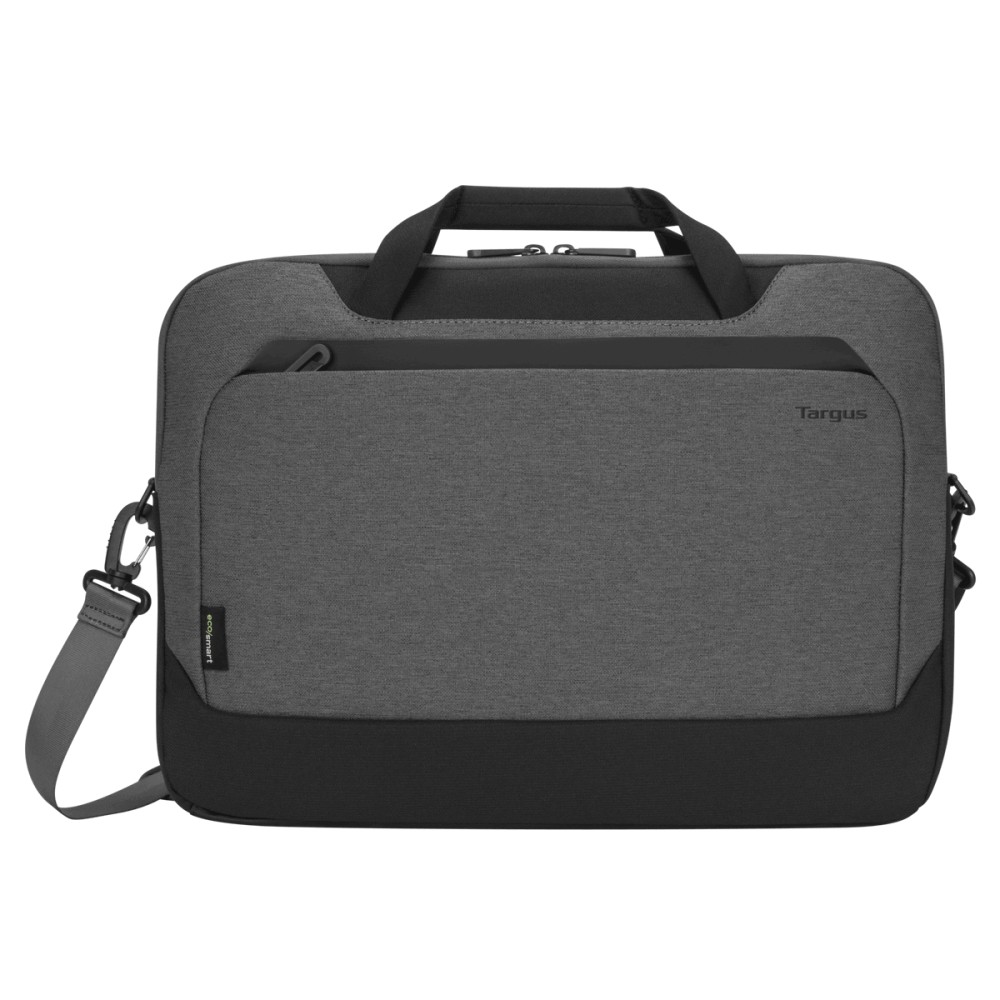 Targus Cypress Eco Briefcase for 15.6" Laptops - Black/Grey, Removable Shoulder Strap Targus Cypress Eco Briefcase for 15.6" Laptops - Black/Grey, Removable Shoulder Strap