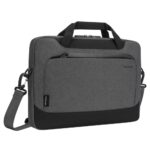 Targus Cypress EcoSmart Briefcase for 15.6" Laptops, Recycled Materials, Grey