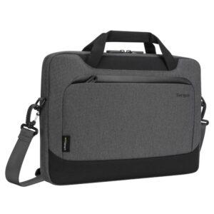 Targus Cypress EcoSmart Briefcase for 15.6" Laptops, Recycled Materials, Grey