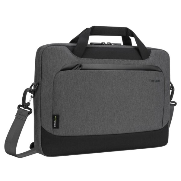 Targus Cypress EcoSmart Briefcase for 15.6" Laptops, Recycled Materials, Grey