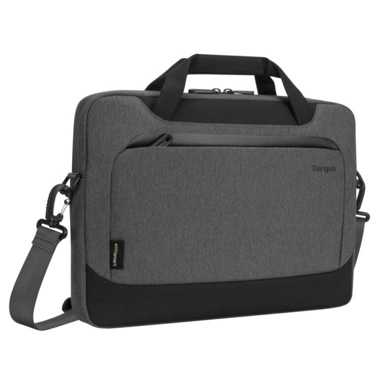 Targus Cypress EcoSmart Briefcase for 15.6" Laptops, Recycled Materials, Grey