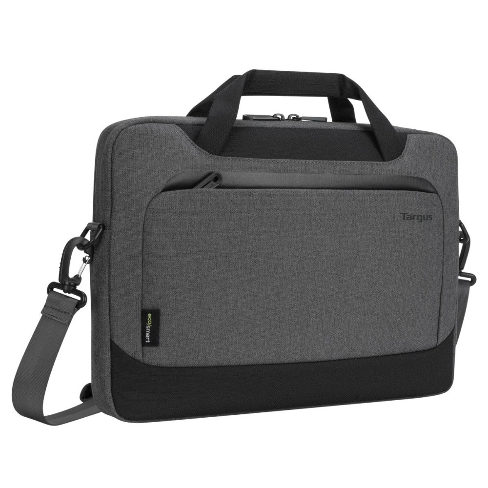 Targus Cypress EcoSmart Briefcase for 15.6" Laptops, Recycled Materials, Grey Targus Cypress EcoSmart Briefcase for 15.6" Laptops, Recycled Materials, Grey