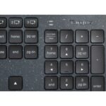 Targus EcoSmart AKB868UK Universal Wireless Bluetooth 5.2 QWERTY UK English Keyboard Black