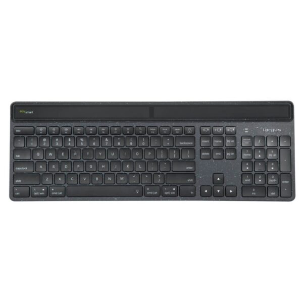Targus EcoSmart AKB868UK Universal Wireless Bluetooth 5.2 QWERTY UK English Keyboard Black
