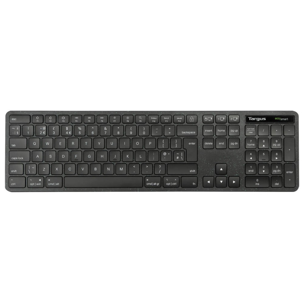 Targus EcoSmart AKB873UK Wireless Bluetooth QWERTY UK English Keyboard Full-Size Black