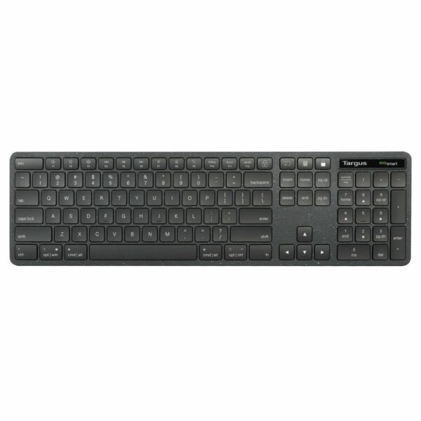 Targus EcoSmart AKB874UK Wired USB QWERTY UK English Keyboard Full-Size Black Anti-Microbial
