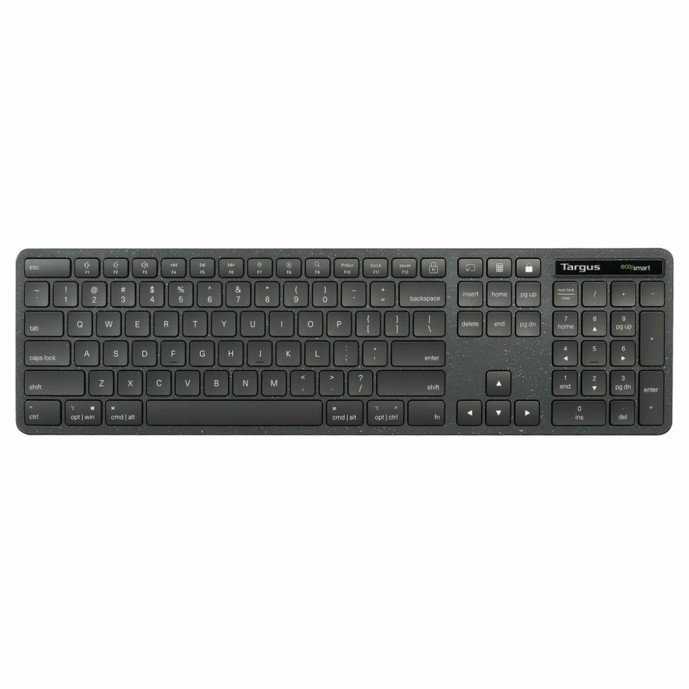 Targus EcoSmart AKB874UK Wired USB QWERTY UK English Keyboard Full-Size Black Anti-Microbial