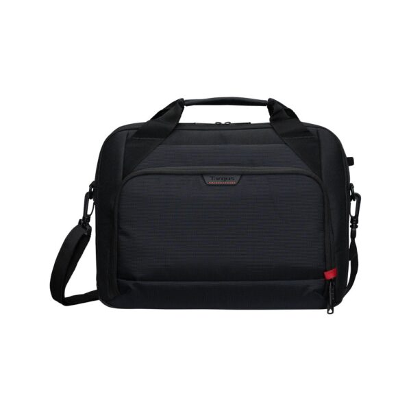 Targus EcoSmart Briefcase 13-14" Water-Resistant Laptop Carry Case Black/Red