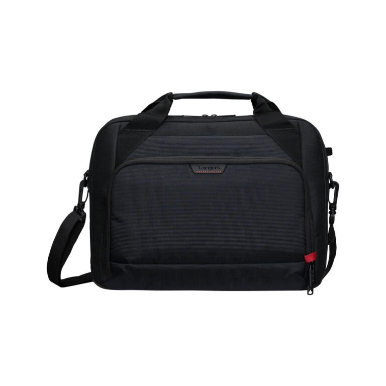 Targus EcoSmart Briefcase 13-14" Water-Resistant Laptop Carry Case Black/Red