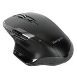 Targus Ergo Wireless Mouse, Blue Trace 1600 DPI, 7 Buttons, Right-Hand, Black