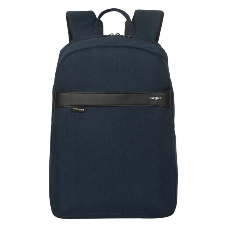 Targus GeoLite EcoSmart Travel Backpack for 15-16" Laptops, Waterproof, Navy