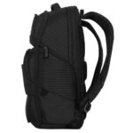 Targus HeritageLuxe Travel Backpack for 15-16" Laptops, RFID Protection, Black Polyester