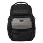 Targus HeritageLuxe Travel Backpack for 15-16" Laptops, RFID Protection, Black Polyester