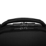 Targus HeritageLuxe Travel Backpack for 15-16" Laptops, RFID Protection, Black Polyester