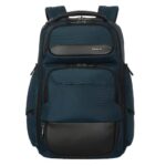 Targus HeritageLuxe Travel Backpack for 15-16" Laptops with RFID Protection - Blue