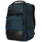 Targus HeritageLuxe Travel Backpack for 15-16" Laptops with RFID Protection - Blue