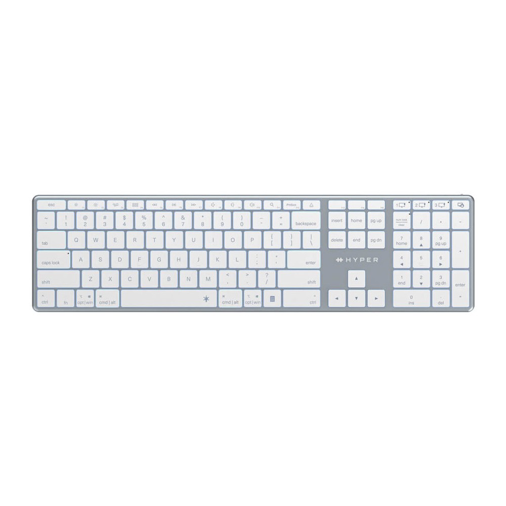 Targus HyperSpace Bluetooth QWERTY UK English Keyboard Wireless USB-C Grey