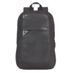 Targus Intellect Laptop Backpack for 15.6" Notebooks, 16L Volume, Black/Grey Polyester