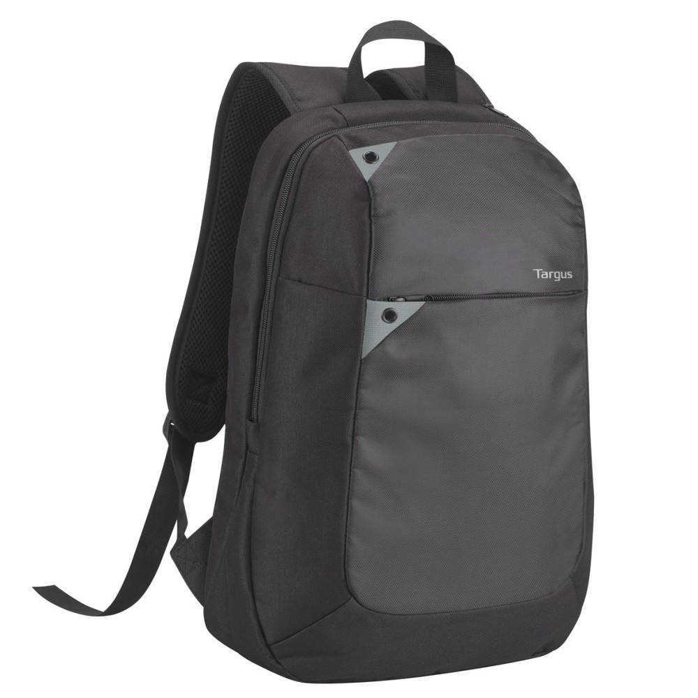 Targus Intellect Laptop Backpack for 15.6" Notebooks, 16L Volume, Black/Grey Polyester Targus Intellect Laptop Backpack for 15.6" Notebooks, 16L Volume, Black/Grey Polyester