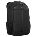 Targus Modern Classic 15-16" Laptop Backpack with Trolley Strap, Black, 19L