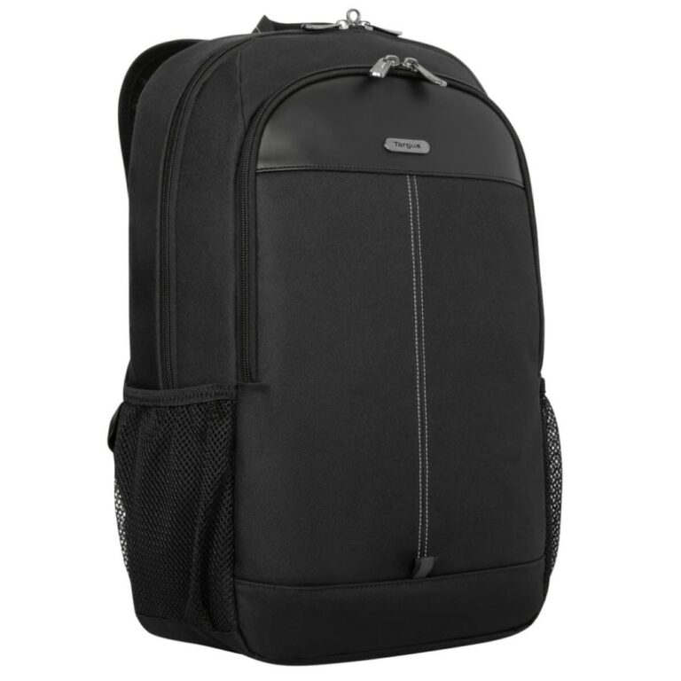 Targus Modern Classic 15-16" Laptop Backpack with Trolley Strap, Black, 19L