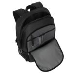 Targus Modern Classic 15-16" Laptop Backpack with Trolley Strap, Black, 19L