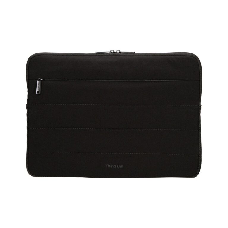 Targus Puffer Sleeve Case for 14 Inch Laptops Polyester Plush Black