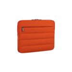 Targus Puffer Sleeve Case for 14" Laptop with Front Pocket Polyester and Plush Orange