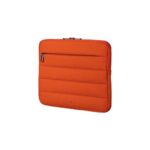 Targus Puffer Sleeve Case for 14" Laptop with Front Pocket Polyester and Plush Orange